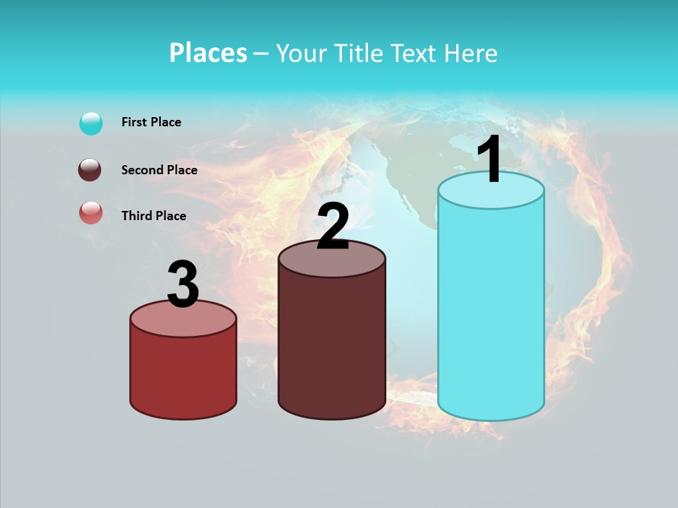 Glass Earth Global PowerPoint Template