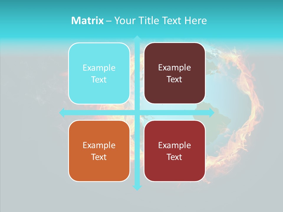 Glass Earth Global PowerPoint Template