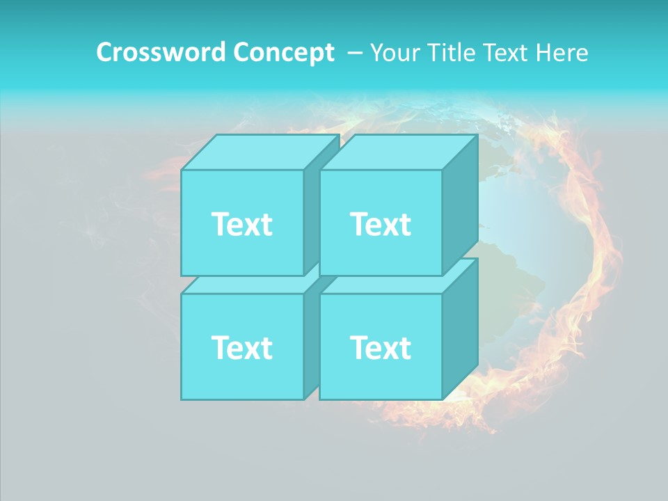 Glass Earth Global PowerPoint Template