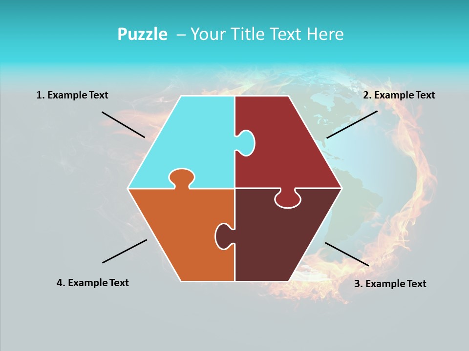 Glass Earth Global PowerPoint Template