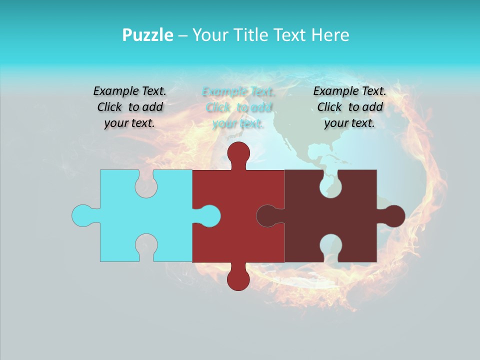 Glass Earth Global PowerPoint Template