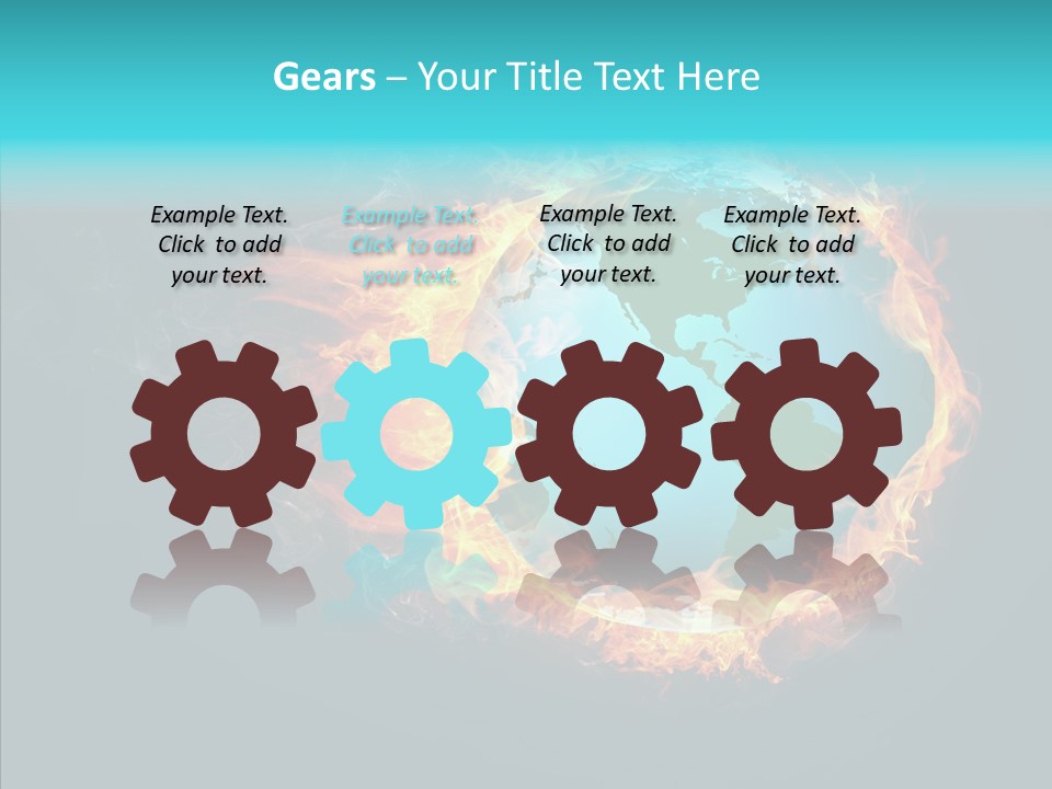 Glass Earth Global PowerPoint Template