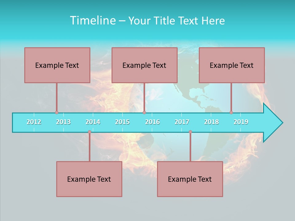 Glass Earth Global PowerPoint Template