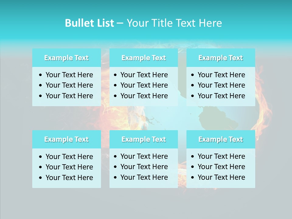 Glass Earth Global PowerPoint Template
