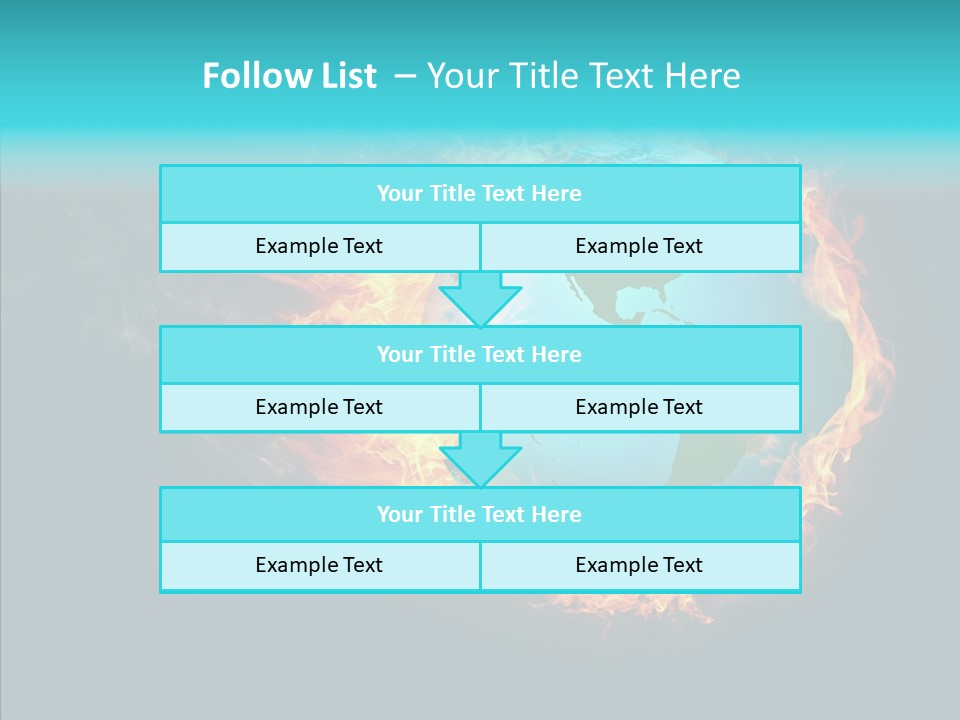 Glass Earth Global PowerPoint Template