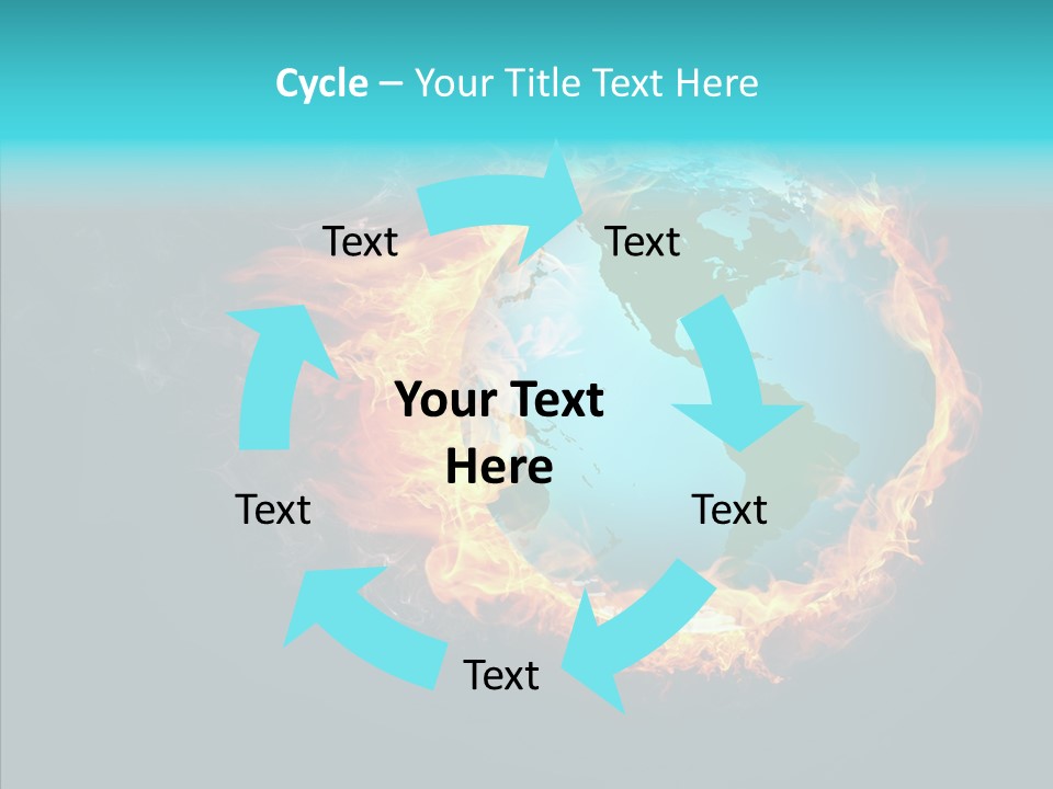 Glass Earth Global PowerPoint Template