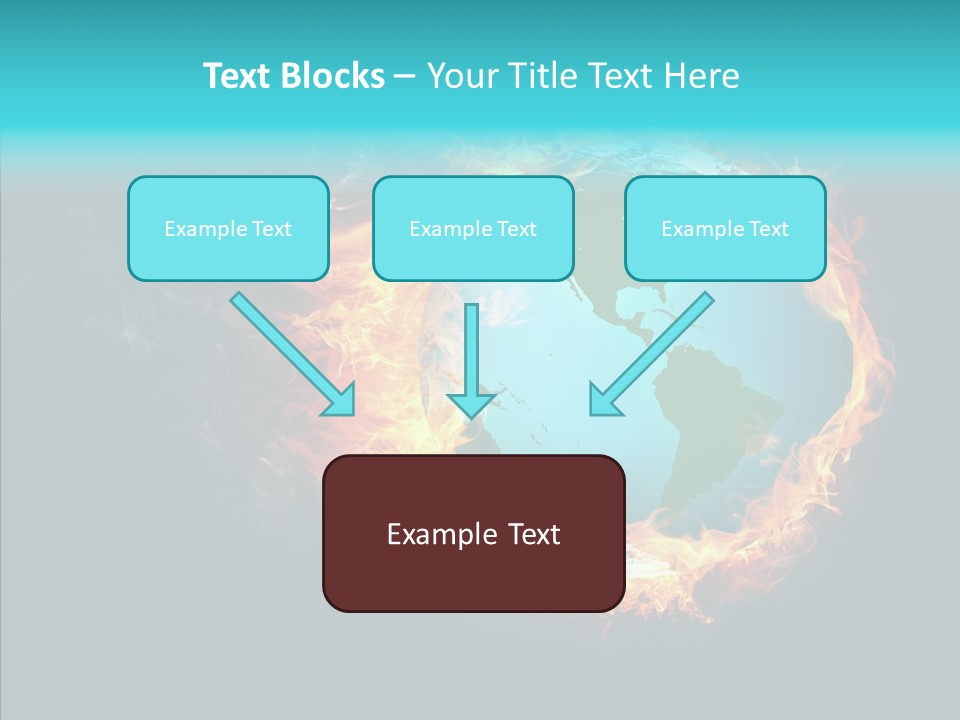Glass Earth Global PowerPoint Template