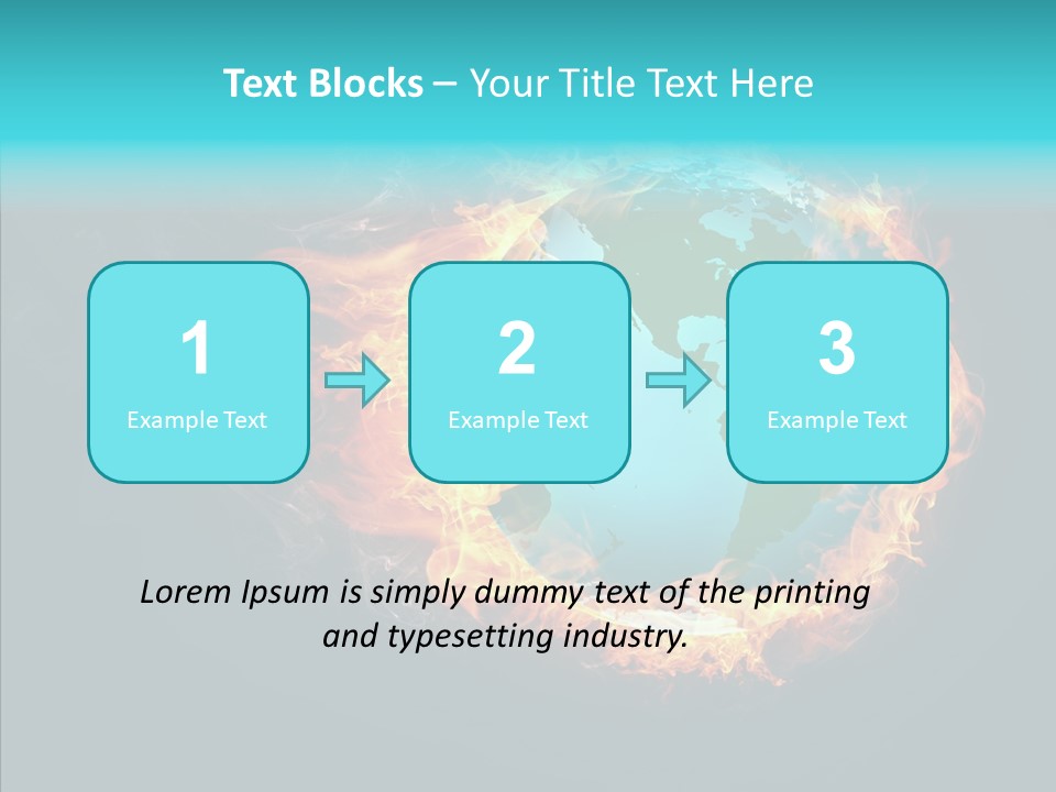 Glass Earth Global PowerPoint Template