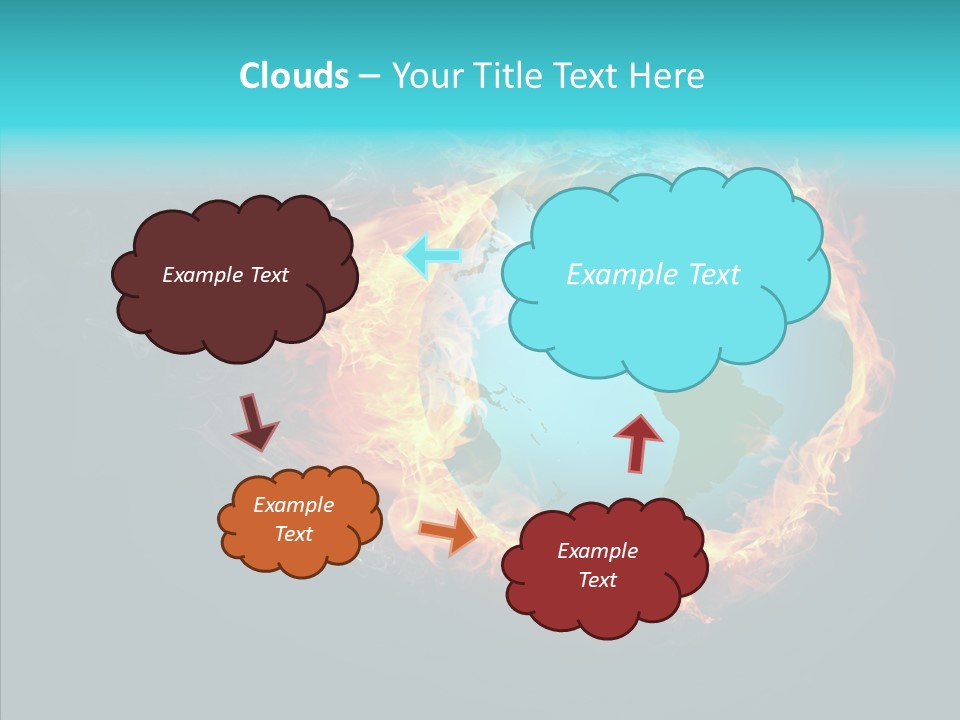 Glass Earth Global PowerPoint Template