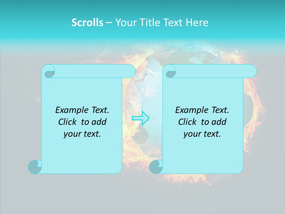 Glass Earth Global PowerPoint Template