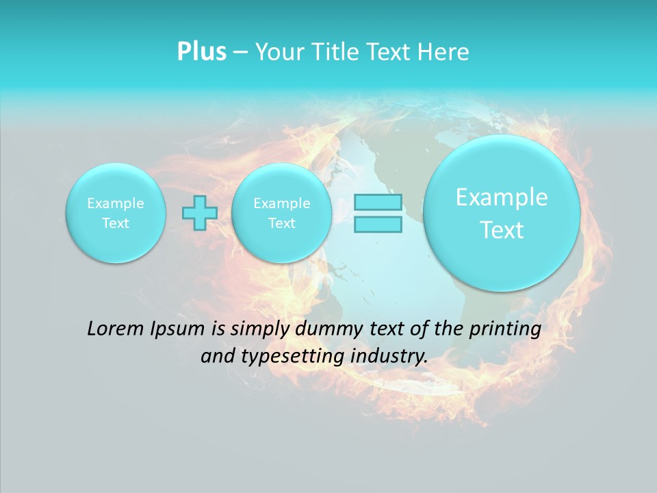 Glass Earth Global PowerPoint Template
