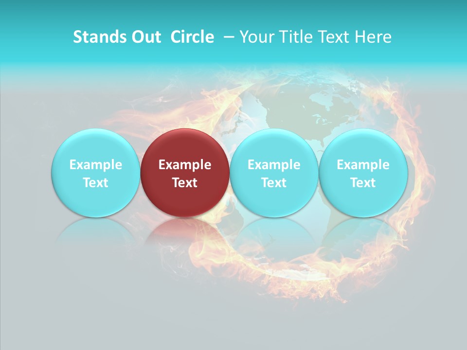 Glass Earth Global PowerPoint Template