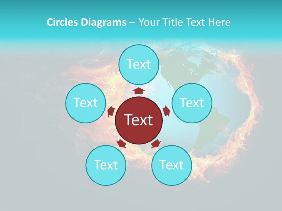 Glass Earth Global PowerPoint Template
