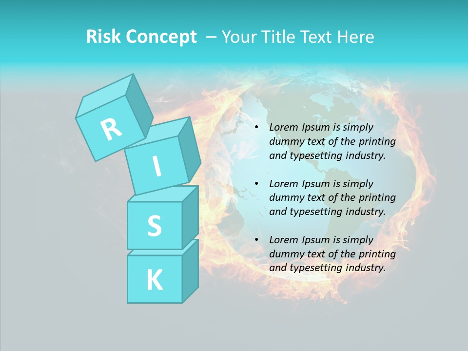 Glass Earth Global PowerPoint Template