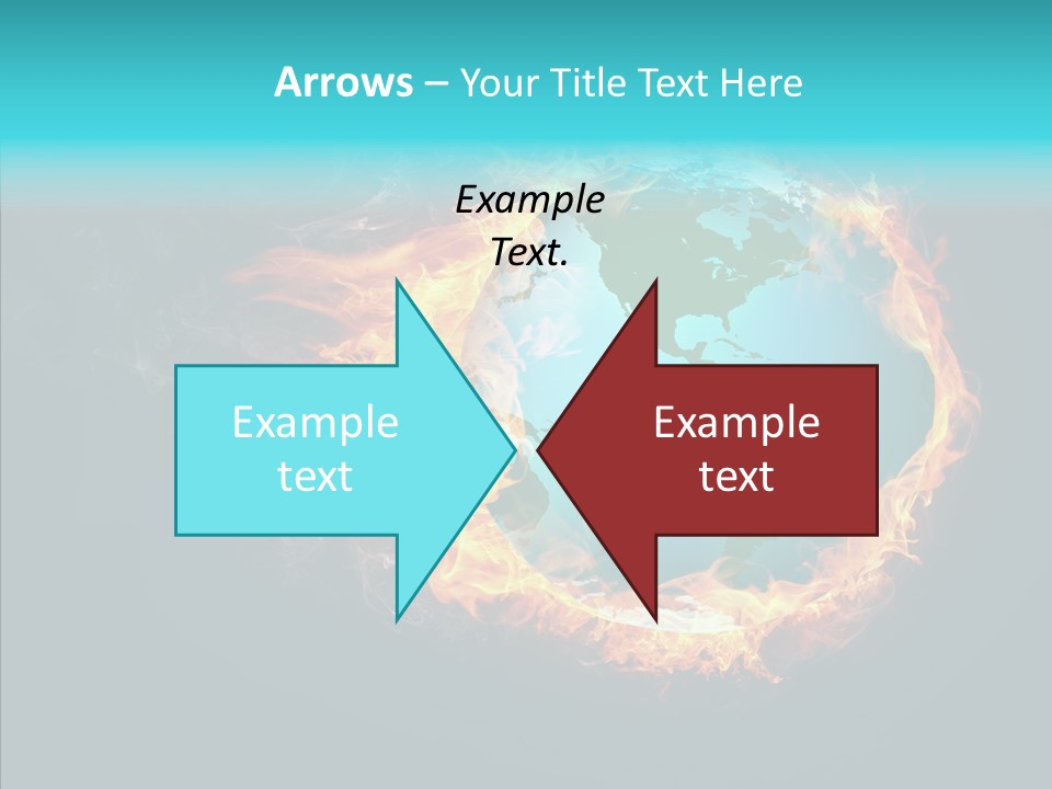 Glass Earth Global PowerPoint Template
