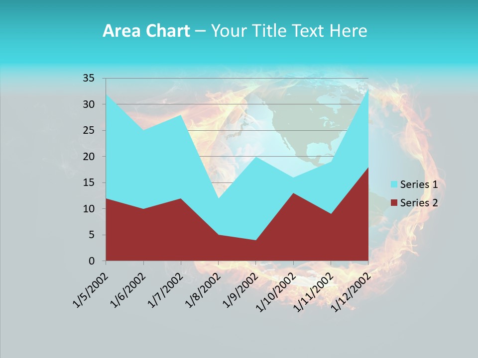 Glass Earth Global PowerPoint Template