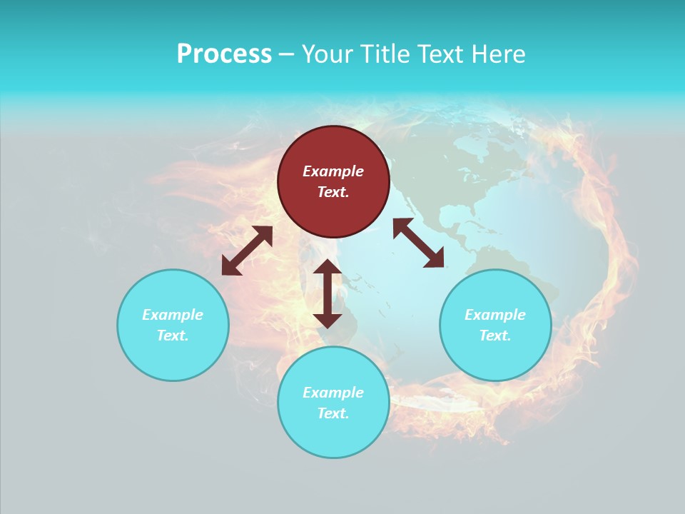 Glass Earth Global PowerPoint Template