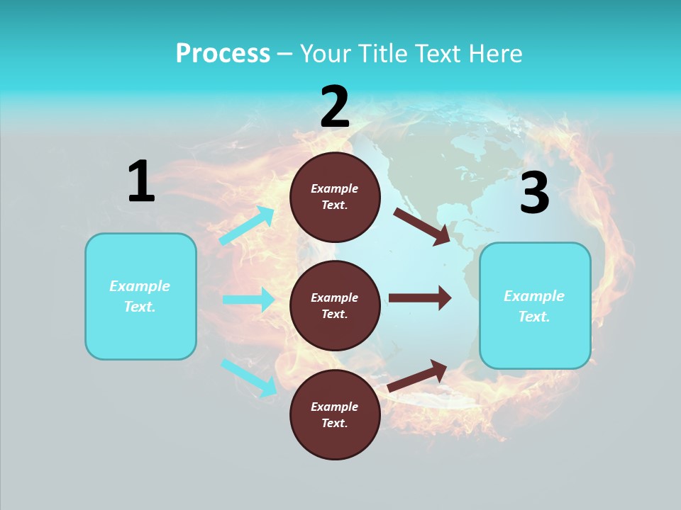 Glass Earth Global PowerPoint Template