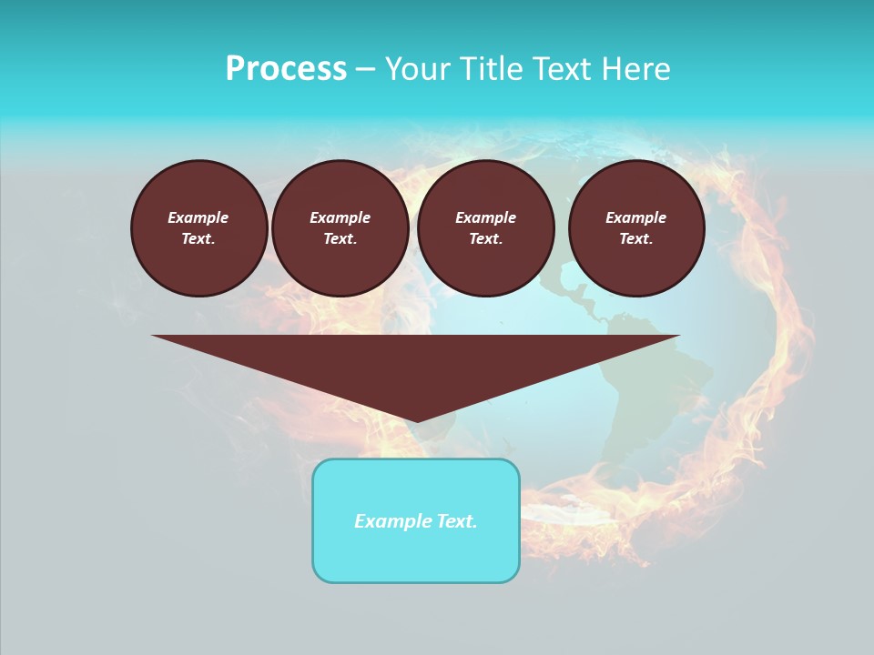 Glass Earth Global PowerPoint Template