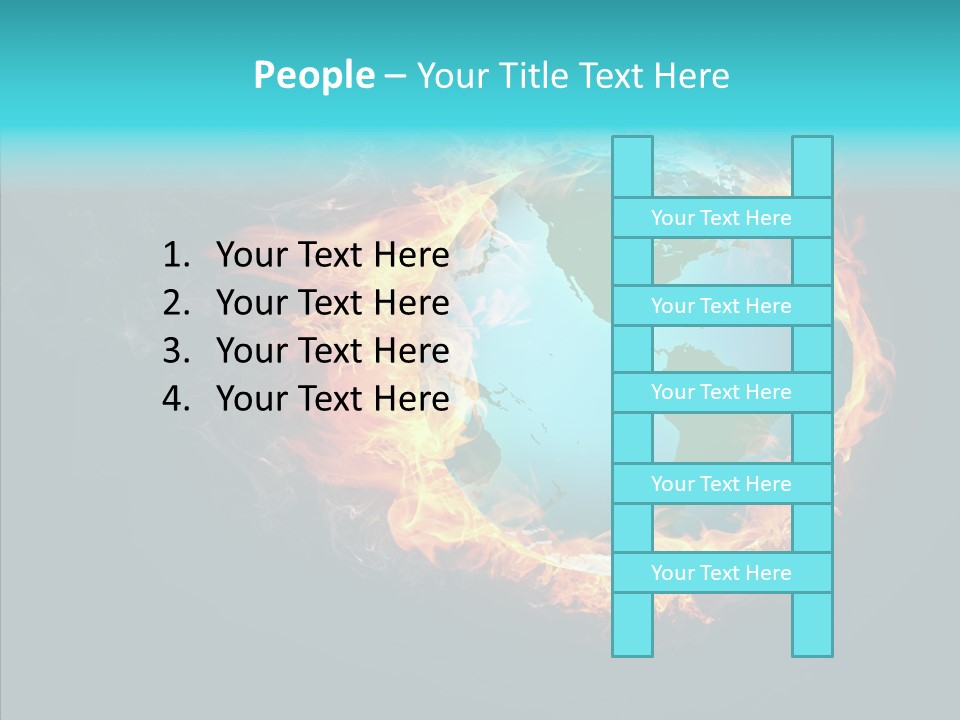 Glass Earth Global PowerPoint Template