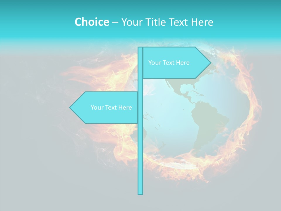Glass Earth Global PowerPoint Template