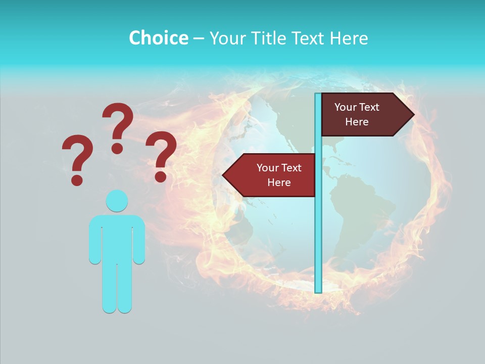 Glass Earth Global PowerPoint Template