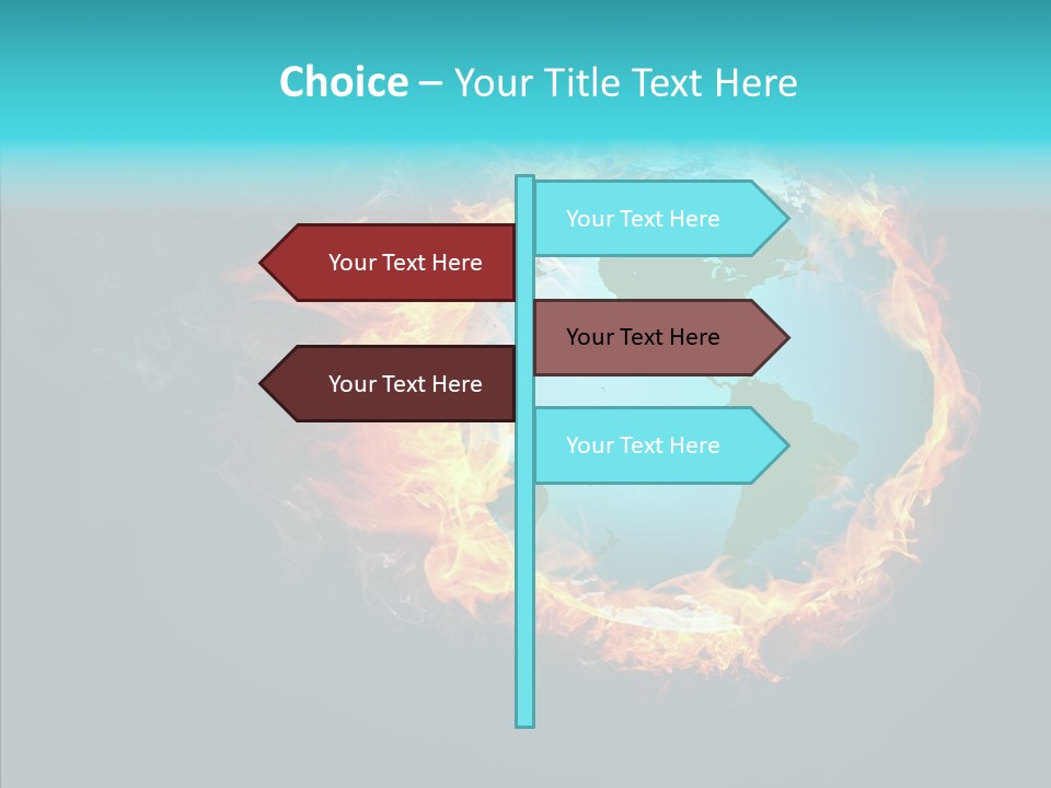 Glass Earth Global PowerPoint Template
