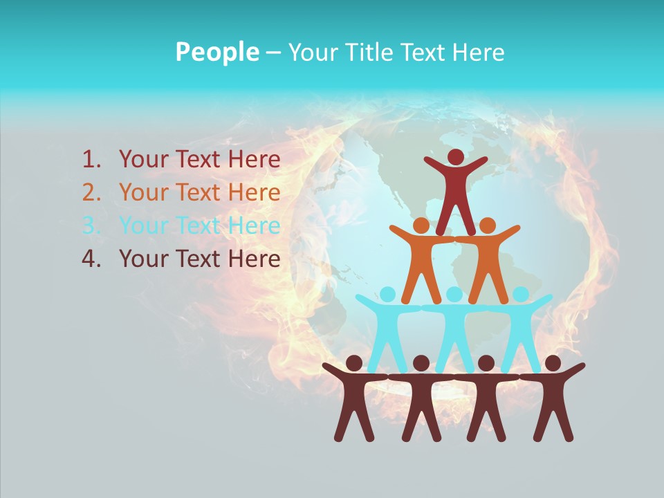 Glass Earth Global PowerPoint Template