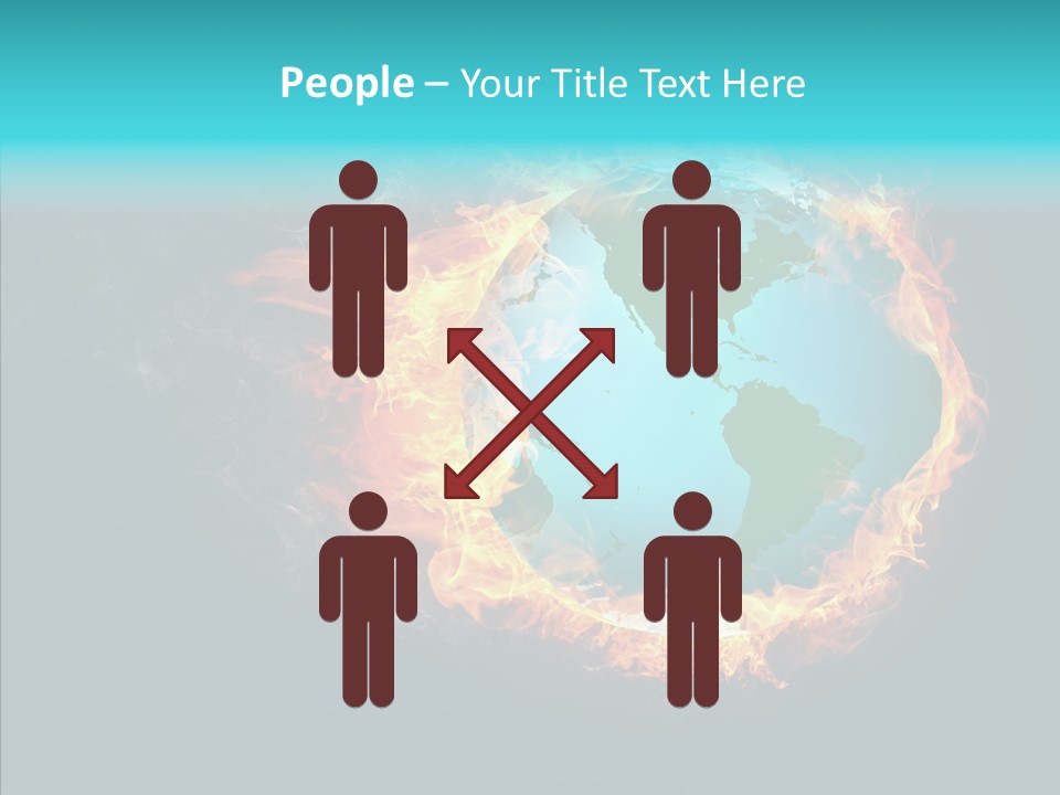 Glass Earth Global PowerPoint Template