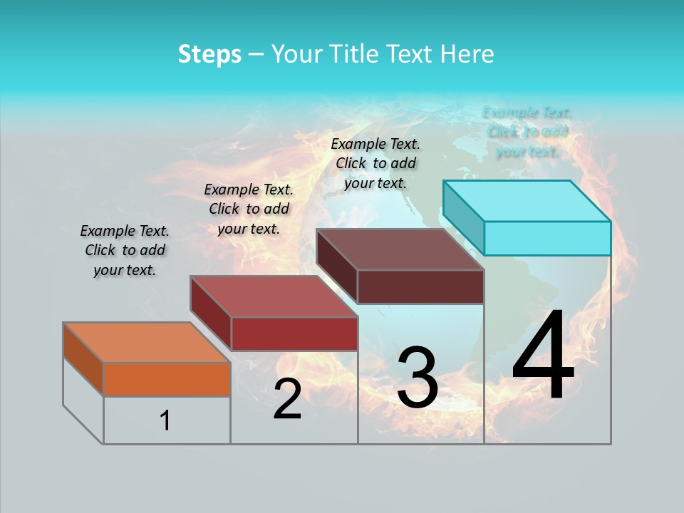 Glass Earth Global PowerPoint Template