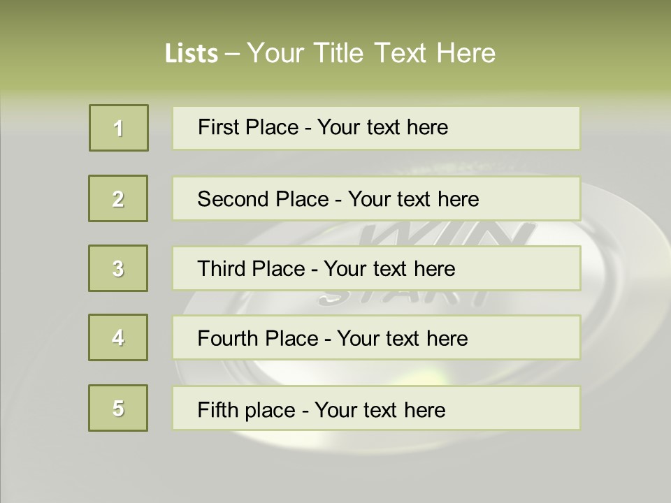 Victory Business Word PowerPoint Template