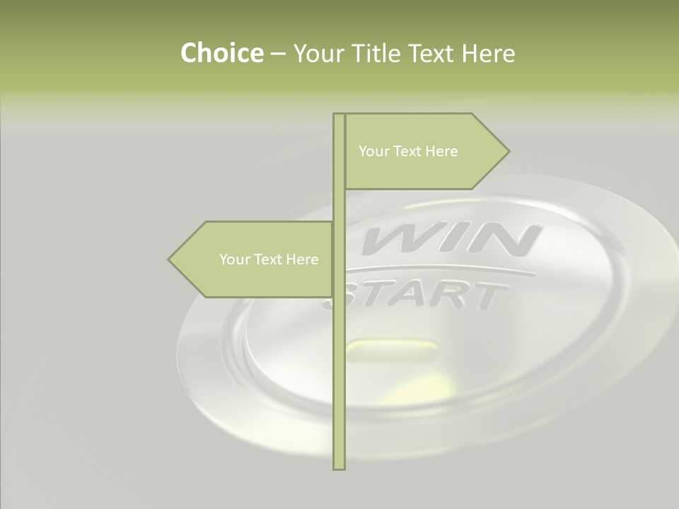 Victory Business Word PowerPoint Template