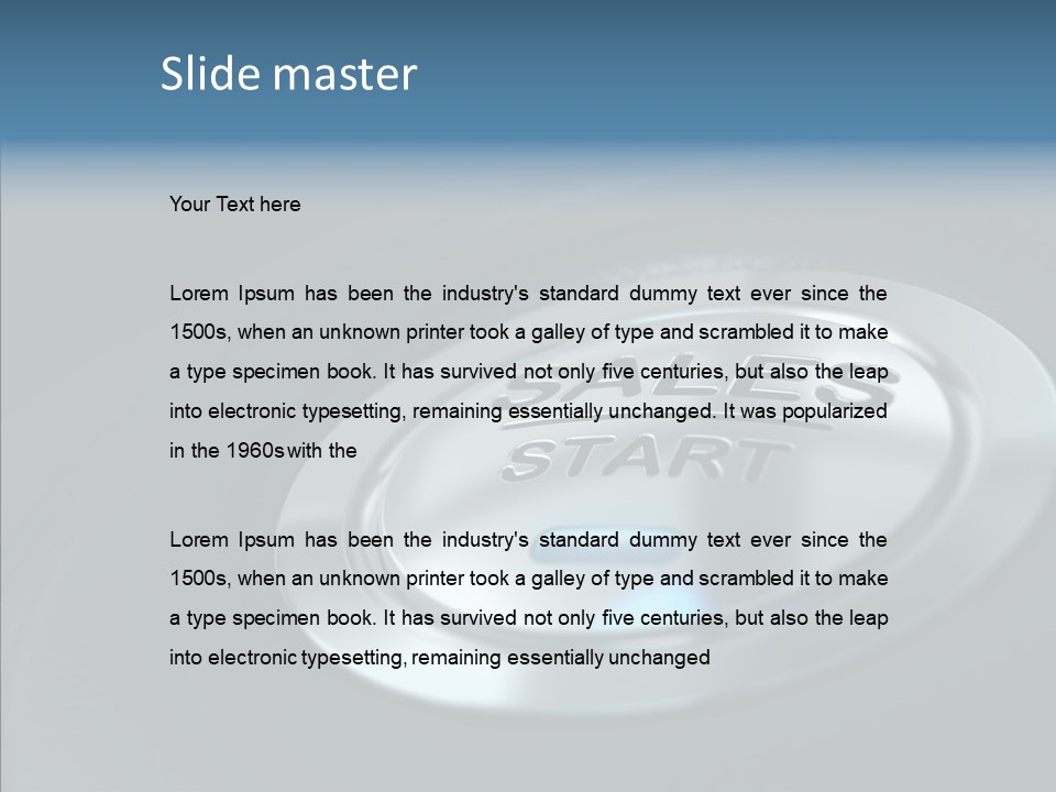 Selling Message New PowerPoint Template