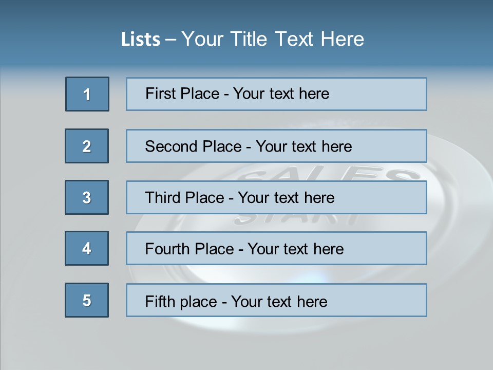 Selling Message New PowerPoint Template