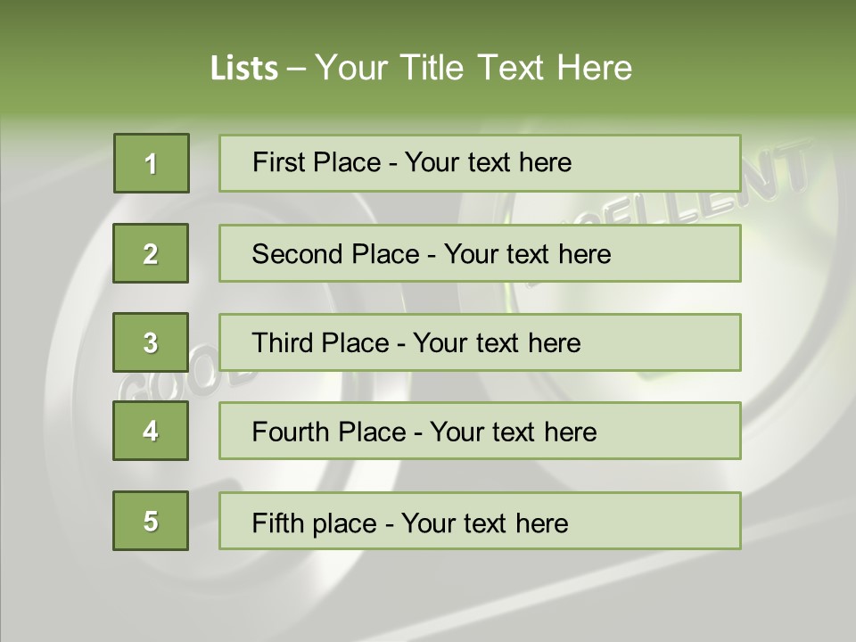 Design Performance Exceptional PowerPoint Template