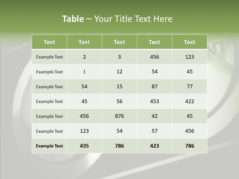 Design Performance Exceptional PowerPoint Template