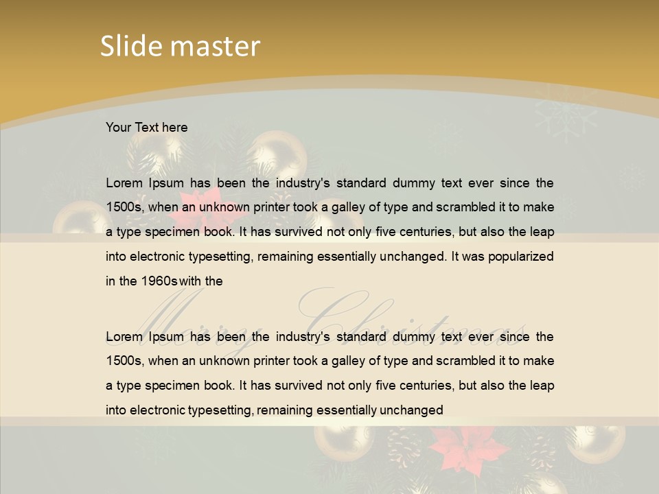 Schm Weihnachtsmann Weihnachtsmotiv PowerPoint Template