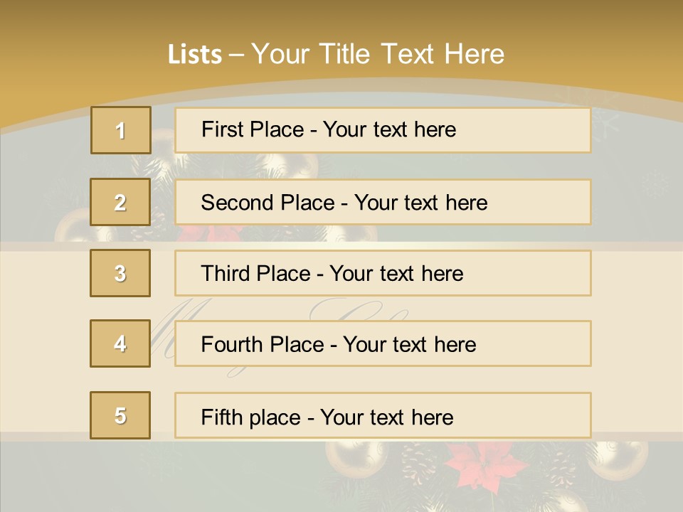 Schm Weihnachtsmann Weihnachtsmotiv PowerPoint Template