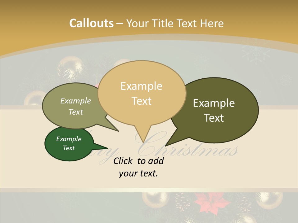 Schm Weihnachtsmann Weihnachtsmotiv PowerPoint Template