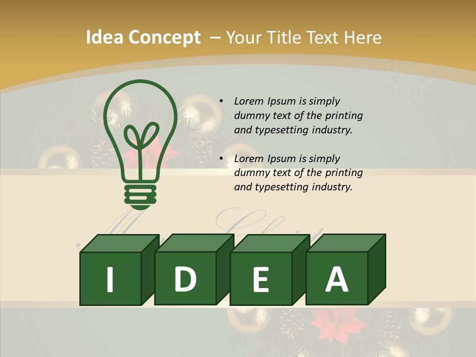 Schm Weihnachtsmann Weihnachtsmotiv PowerPoint Template