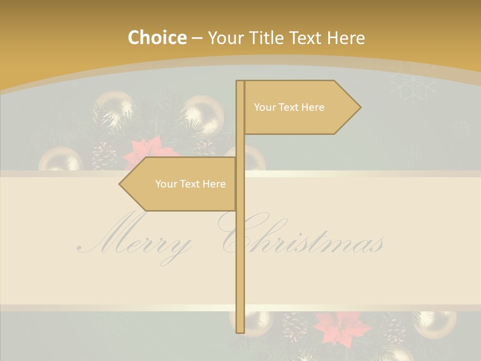 Schm Weihnachtsmann Weihnachtsmotiv PowerPoint Template