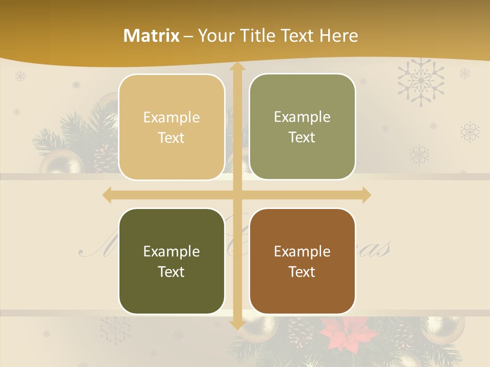 Besinnung Feiertag Nikolaus PowerPoint Template