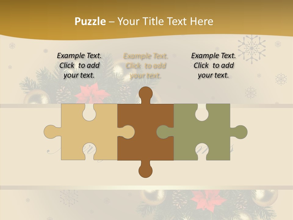 Besinnung Feiertag Nikolaus PowerPoint Template