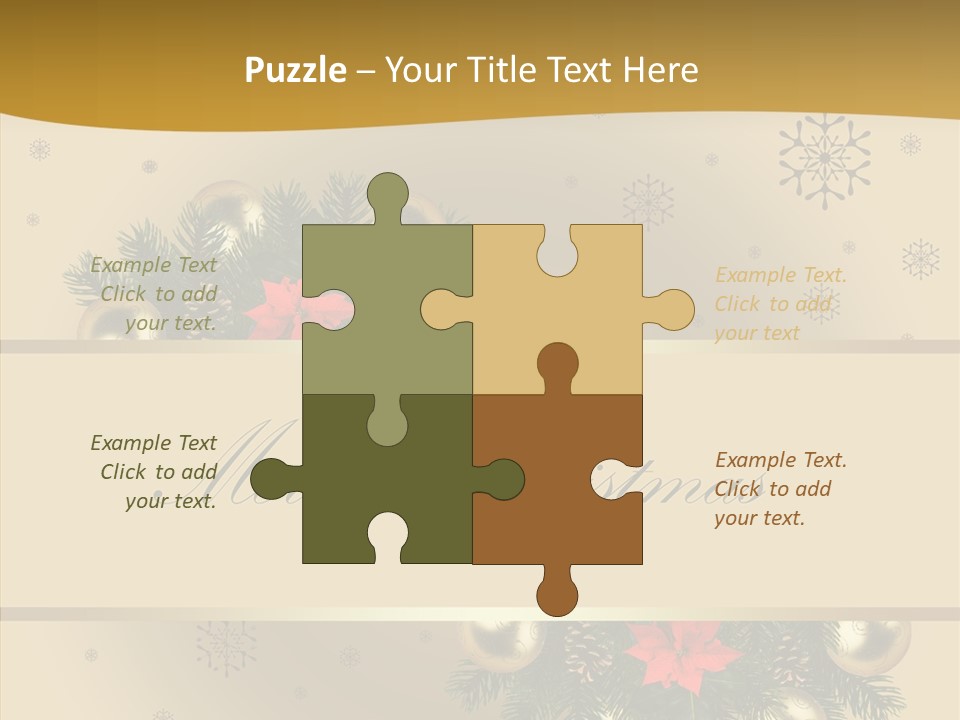 Besinnung Feiertag Nikolaus PowerPoint Template