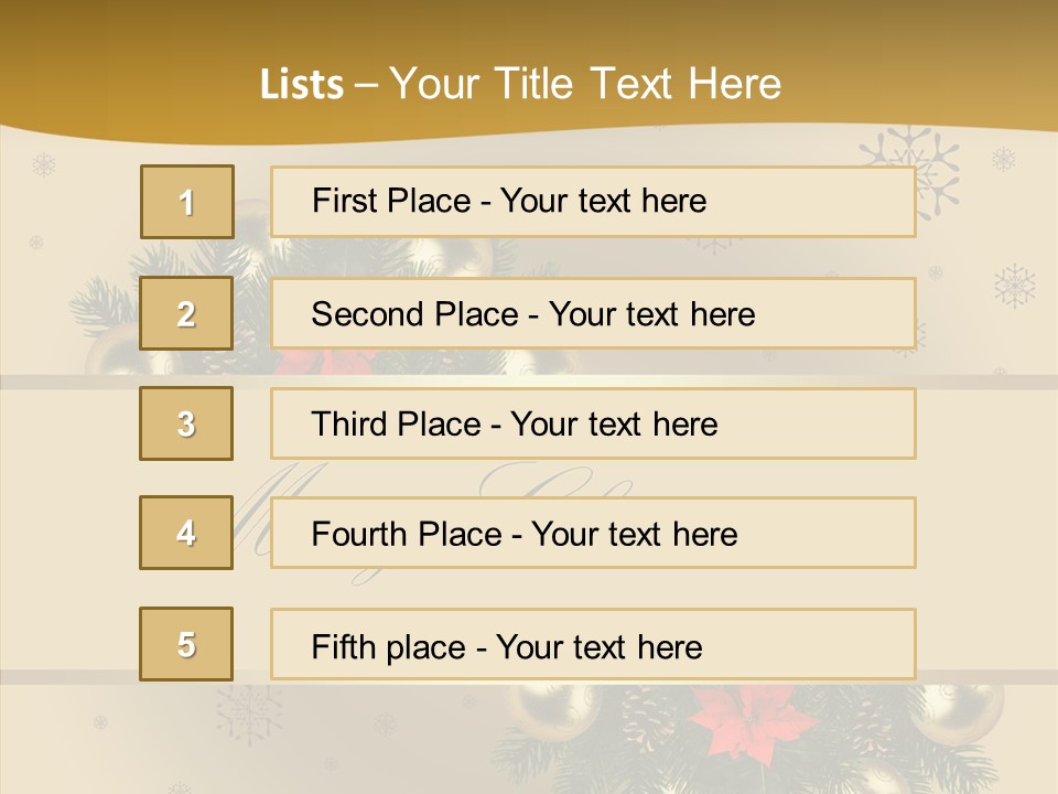 Besinnung Feiertag Nikolaus PowerPoint Template