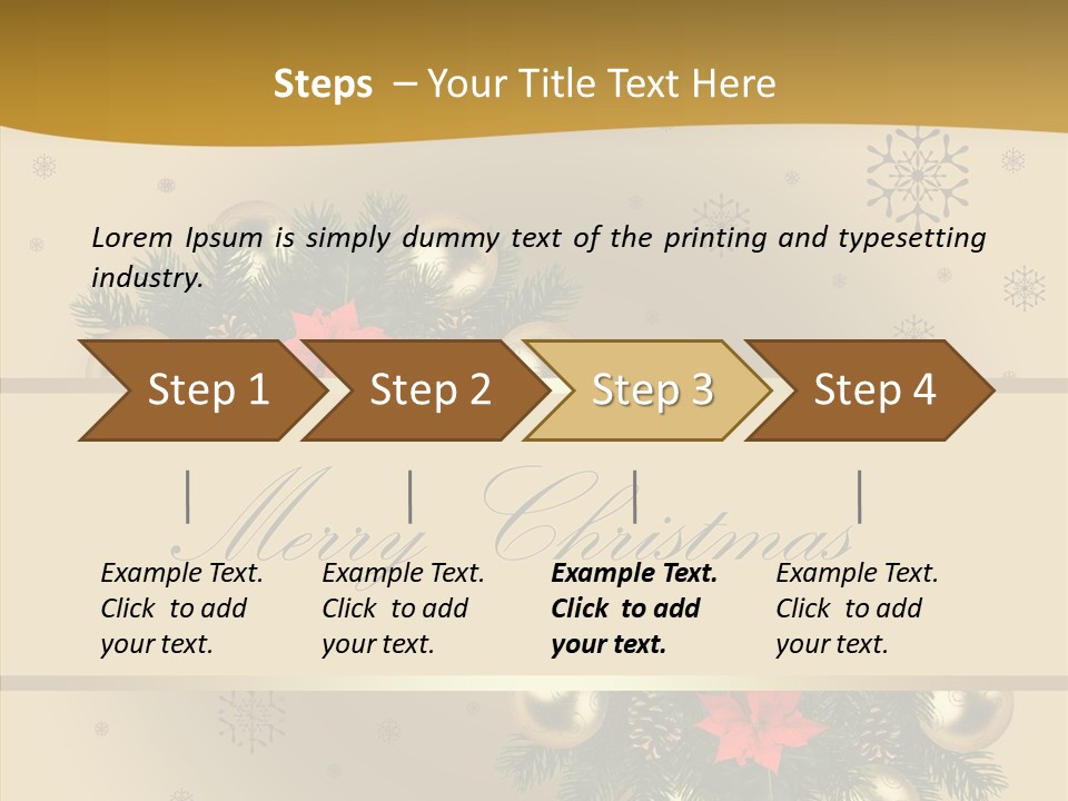 Besinnung Feiertag Nikolaus PowerPoint Template