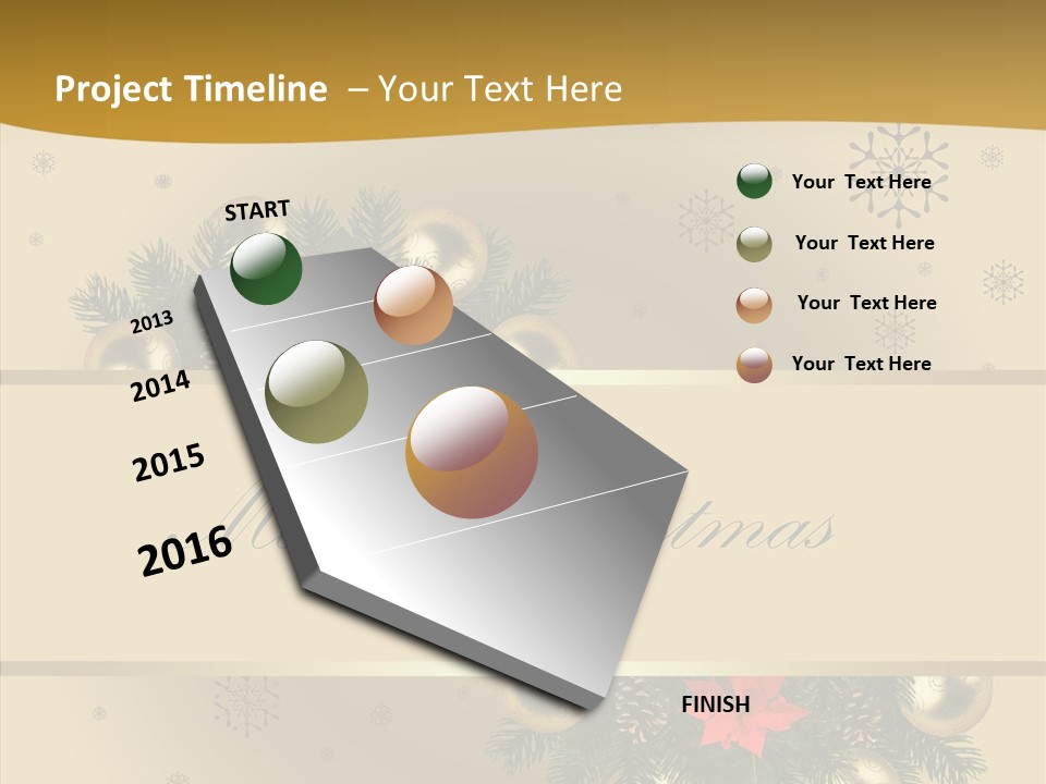 Besinnung Feiertag Nikolaus PowerPoint Template