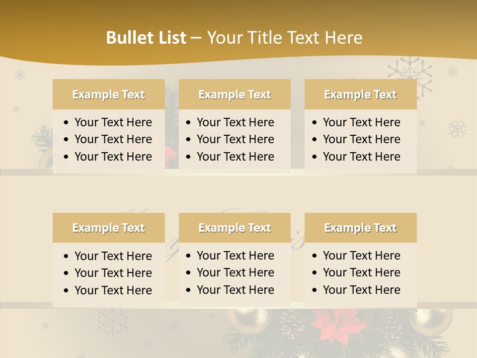 Besinnung Feiertag Nikolaus PowerPoint Template
