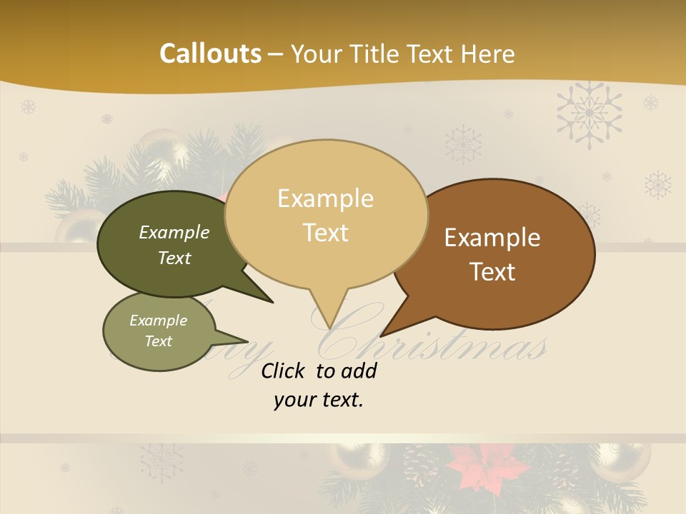 Besinnung Feiertag Nikolaus PowerPoint Template