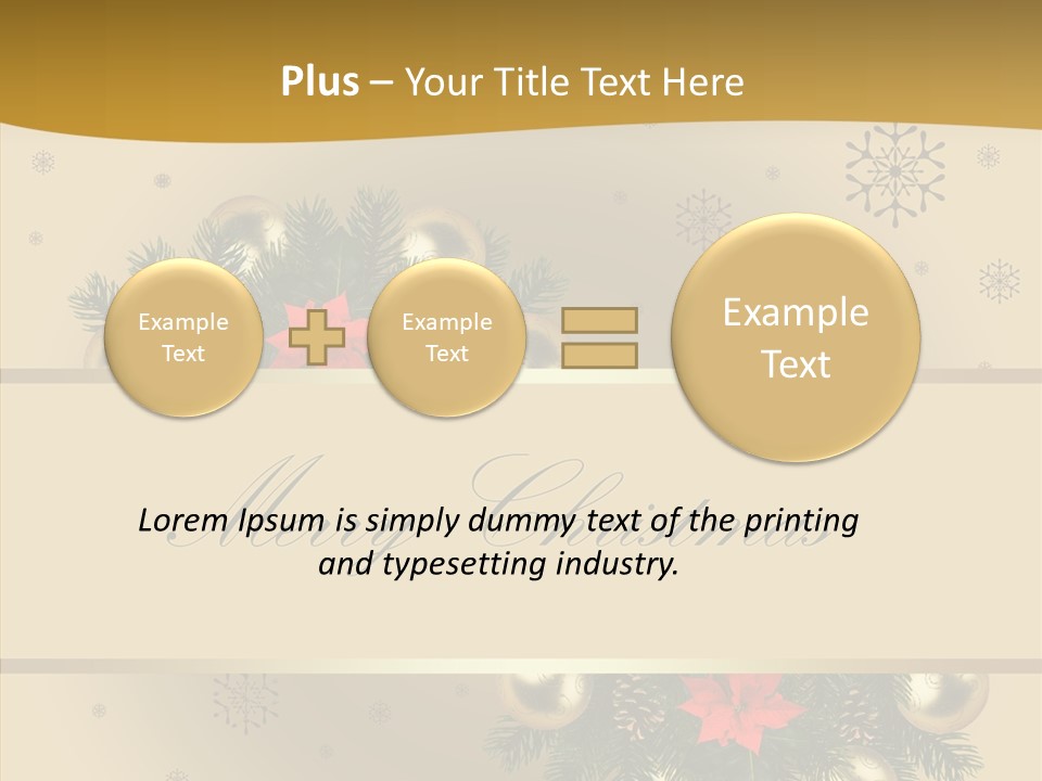 Besinnung Feiertag Nikolaus PowerPoint Template